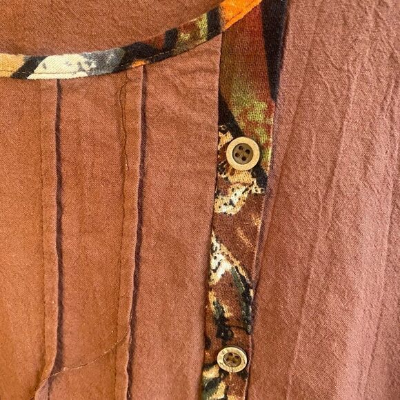 Poly Cotton Spicy Top Sz L - Picture 3 of 5